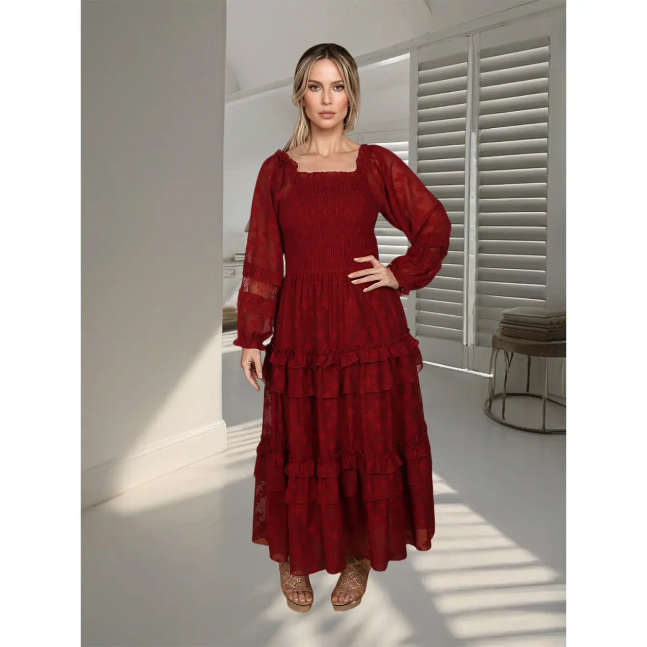 The Custom Long-Sleeve Square Neck Dress 1.jpg